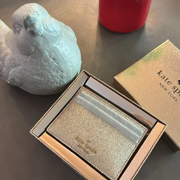 Kate Spade Gold Card Holder - Picture 6 of 6